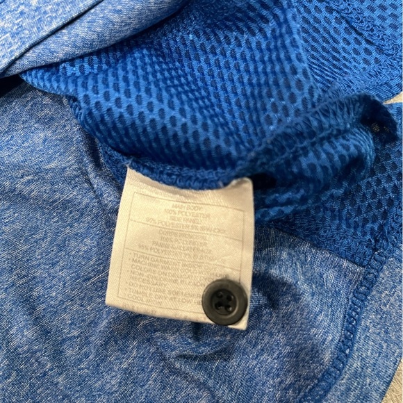 [L]Ariat Tek Men's Blue Polo Shirt heat series - Picture 4 of 5